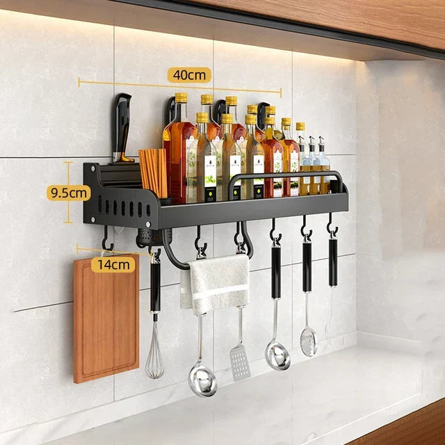 Stainless Steel Kitchen Wall Rack