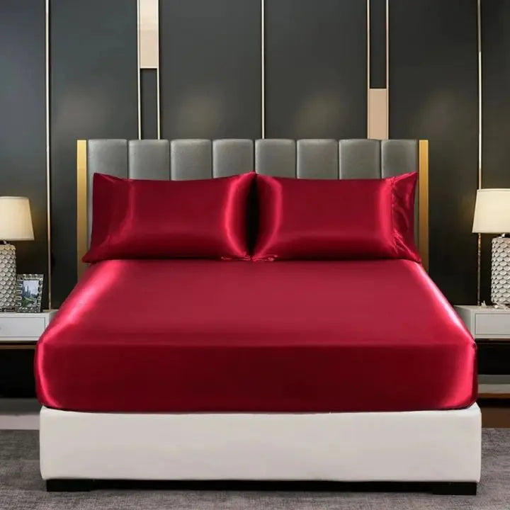 Ice Silk Cooling Bed Linen Set