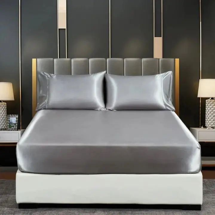 Ice Silk Cooling Bed Linen Set