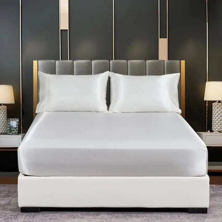 Ice Silk Cooling Bed Linen Set