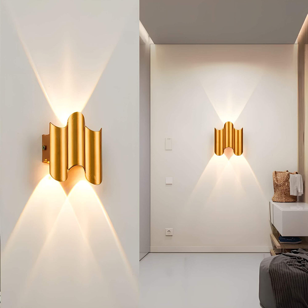 Aluminium Outdoor Up and Down Wall Light