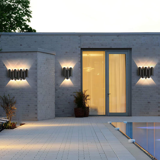 Aluminium Outdoor Up and Down Wall Light