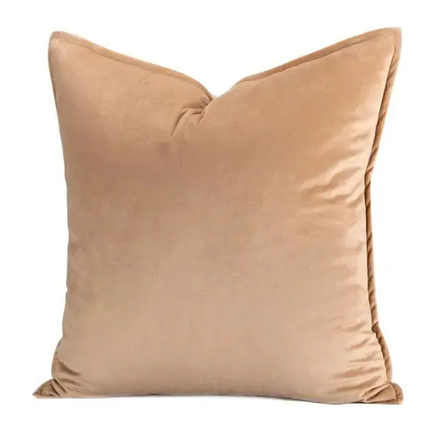 Flanged Velvet Cushion Cover 45cm or 50cm