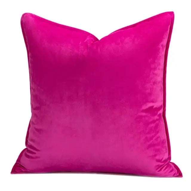 Flanged Velvet Cushion Cover 45cm or 50cm