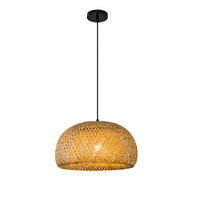 Finn Woven Bamboo Pendant Light
