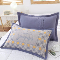 Floral Print Cotton Pillowcase Pair
