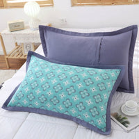 Floral Print Cotton Pillowcase Pair