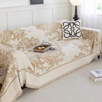 Flowerfield Chenille Sofa Cover