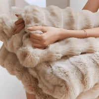 Bubble Fleece Warming Throw