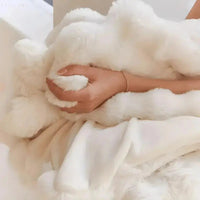 Bubble Fleece Warming Throw