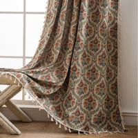 Vintage Floral Curtain 150cm Wide