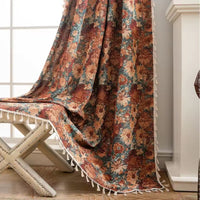 Vintage Floral Curtain 150cm Wide