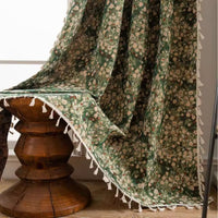 Vintage Floral Curtain 150cm Wide