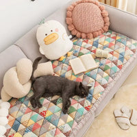 Pastoral Plush Cushion and Runner Covers