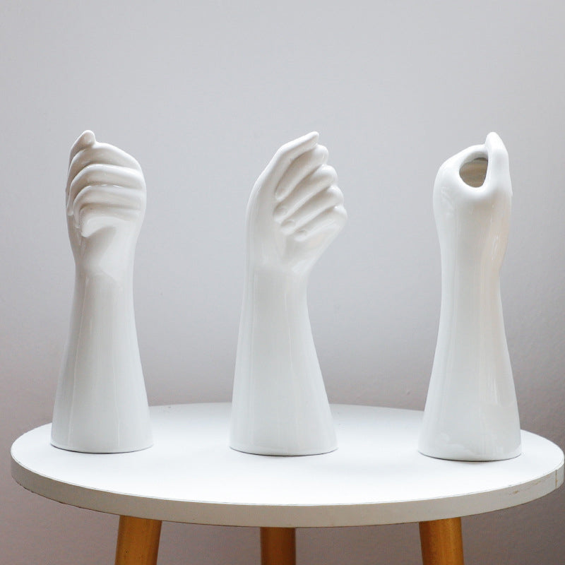Slim Ceramic Bud Vase 23.5cm