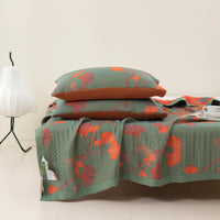 Ginkgo Leaf Cotton Duvet Set
