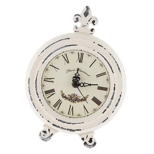Vintage Wood-Effect Alarm Clock