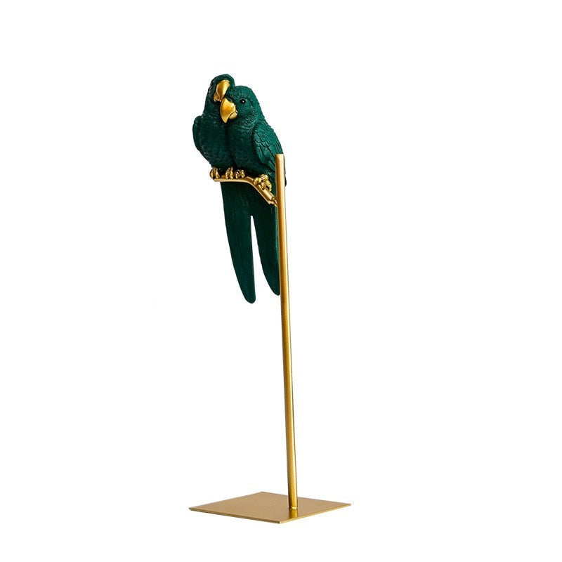 Lovebirds Metal Sculpture
