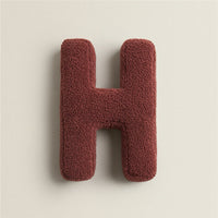 Alphabet Letter Fleece Cushion