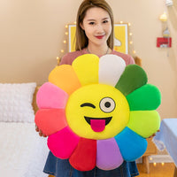 Sunflower Plush Seat Cushion