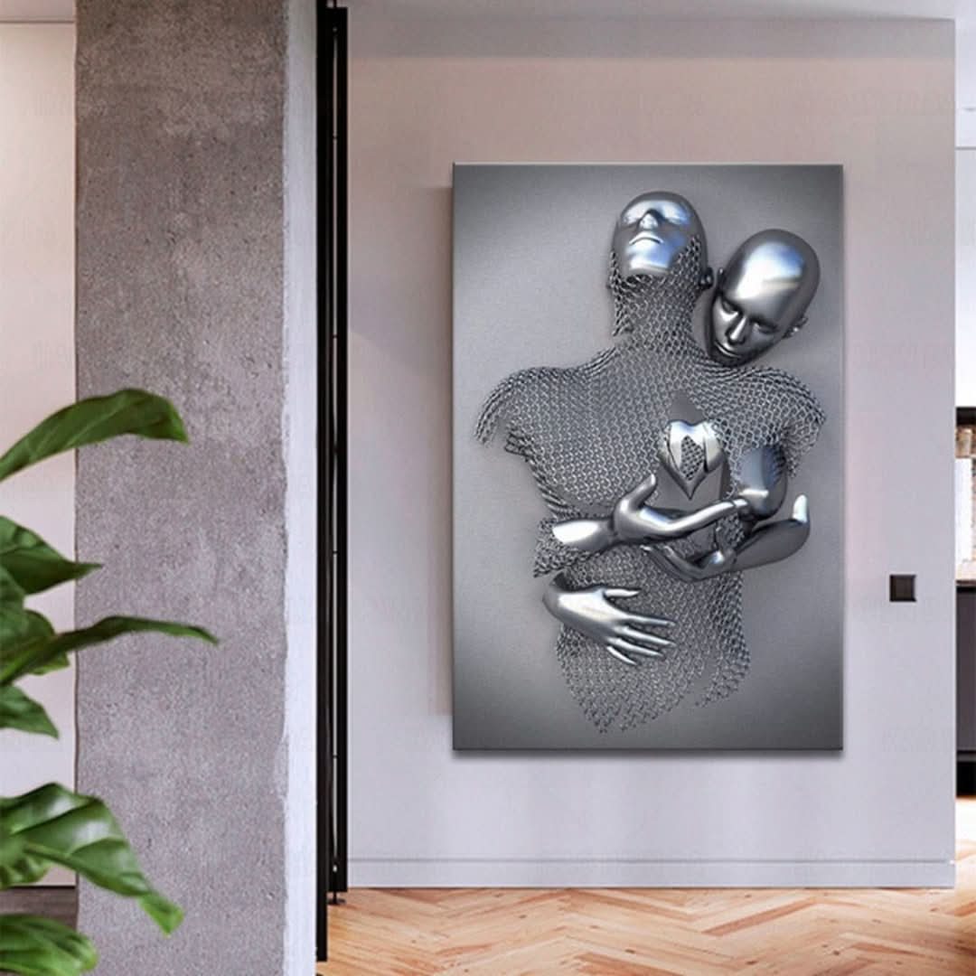 Abstract Figures Canvas 70cm