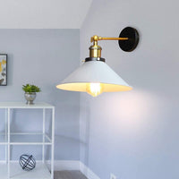 Enamel Dome Wall Light 22cm