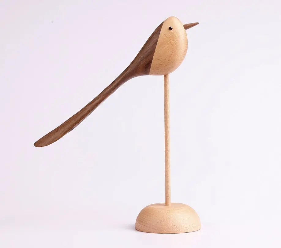 Danish Carved Wooden Bird
