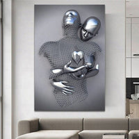 Abstract Figures Canvas 70cm