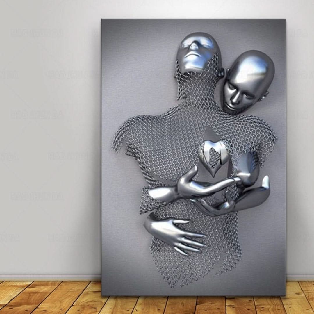 Abstract Figures Canvas 70cm