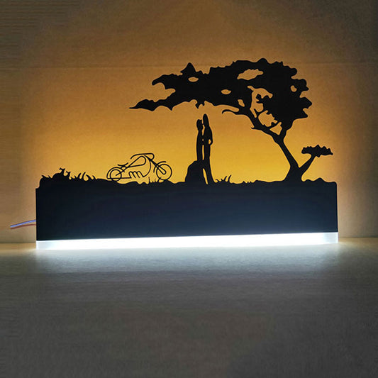 Illuminated Scene Wall Panel 38cm