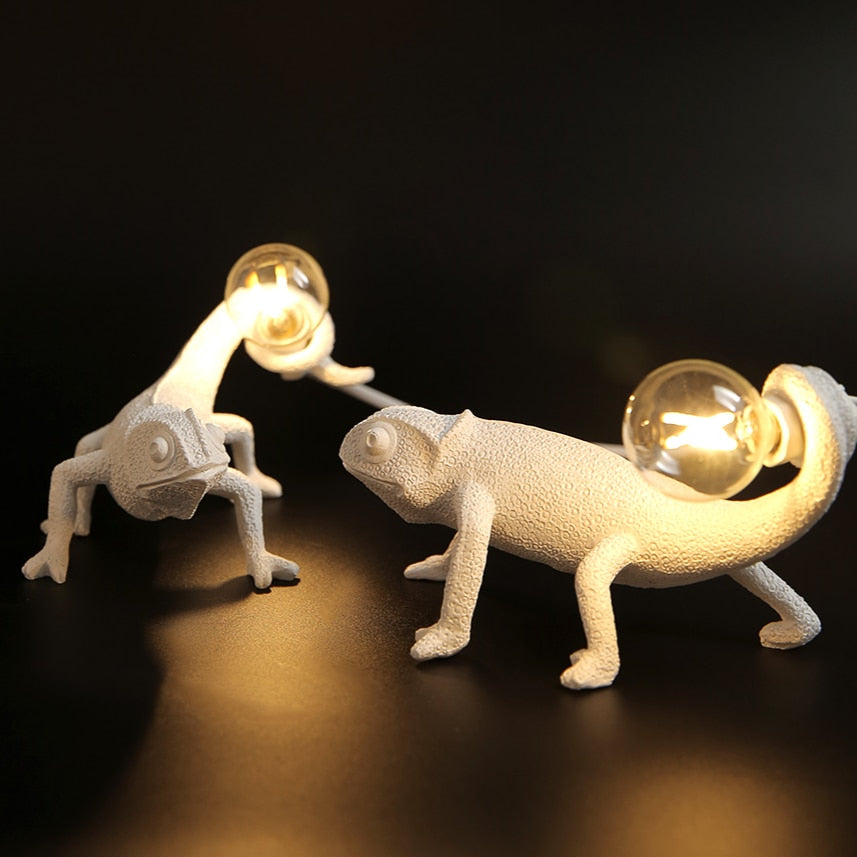 Resin Lizard Table Lamp 19cm