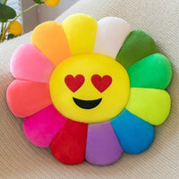 Sunflower Plush Seat Cushion