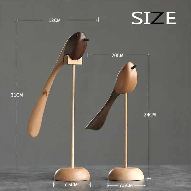 Danish Carved Wooden Bird