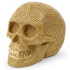 Hand-Painted Skull Sculpture