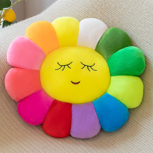 Sunflower Plush Seat Cushion