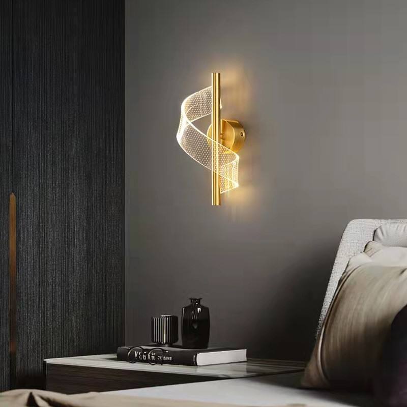 Glass Candelabra Wall Light 30cm