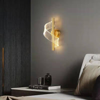 Glass Candelabra Wall Light 30cm