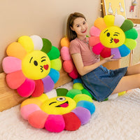 Sunflower Plush Seat Cushion