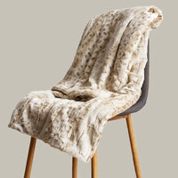 Leopard Print Soft Throw