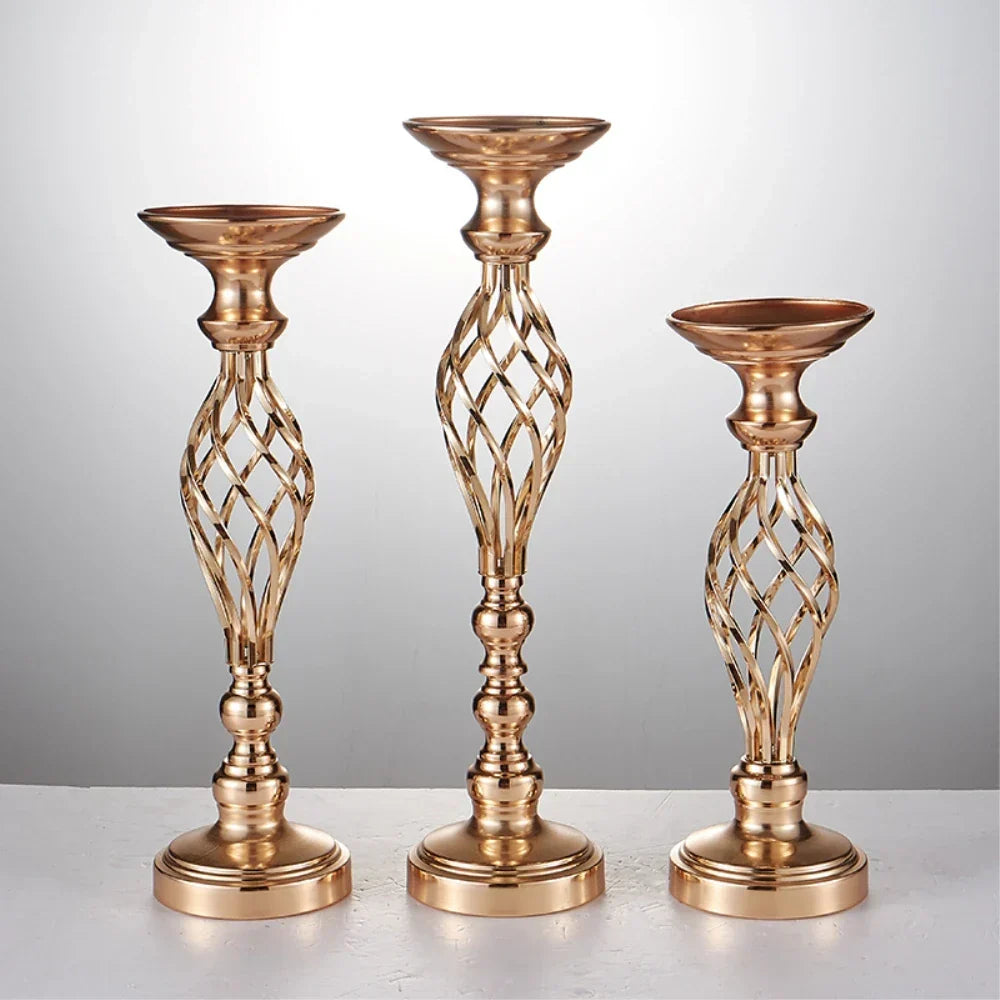 Floral Metal Candelabra 40cm to 60cm