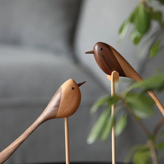 Danish Carved Wooden Bird