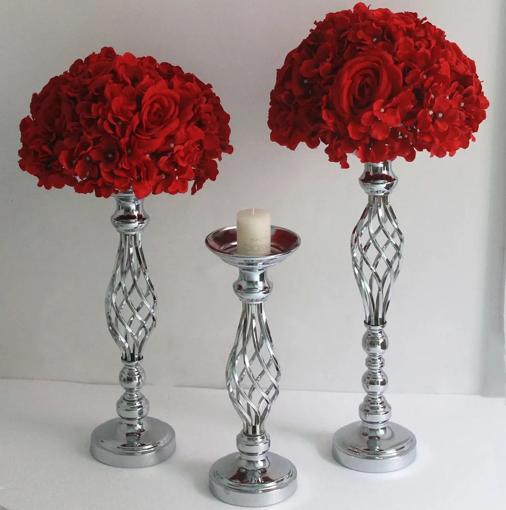 Floral Metal Candelabra 40cm to 60cm