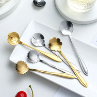Floral Teaspoon Set of Eight