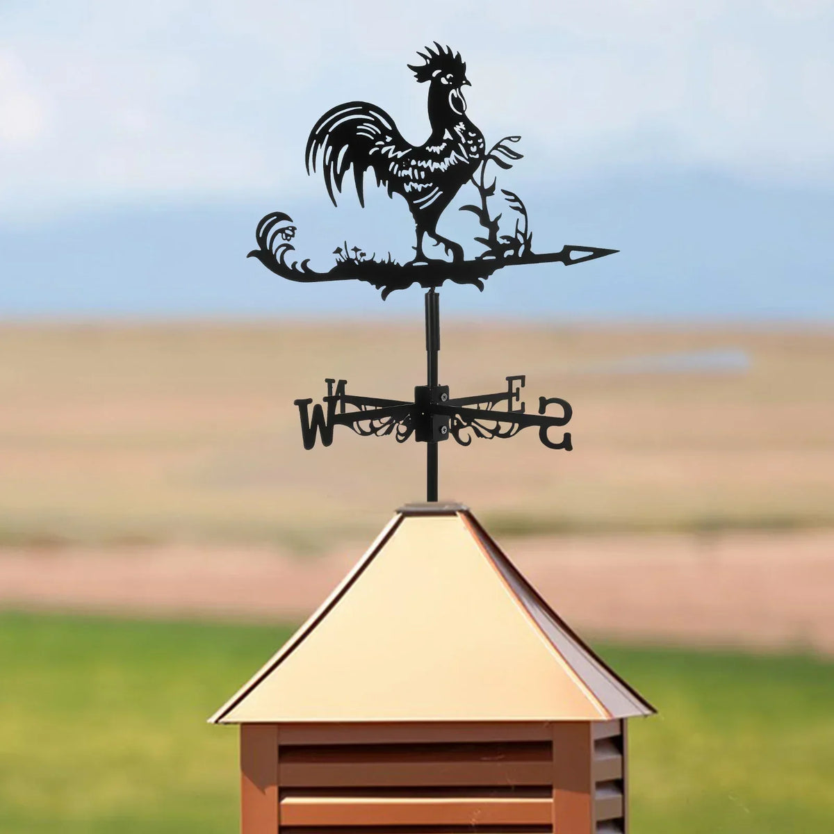 Iron Rooster Weather Vane 57cm