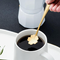Floral Teaspoon Set of Eight