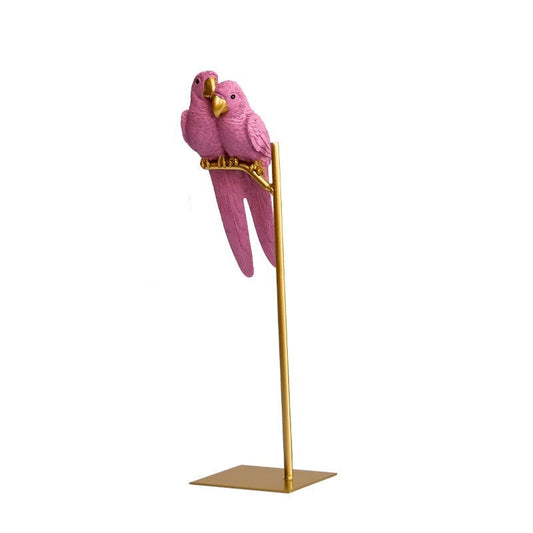 Lovebirds Metal Sculpture