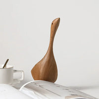 Nordic Carved Wood Goose Figure