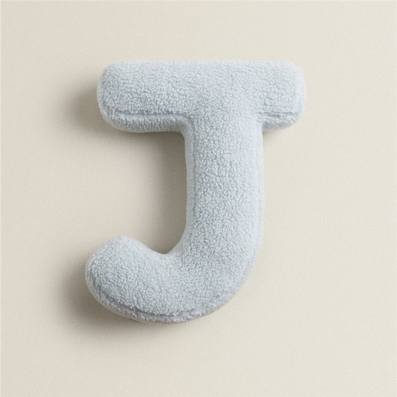 Alphabet Letter Fleece Cushion