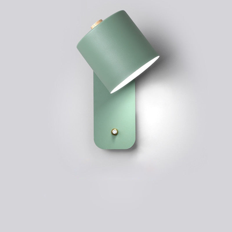 Metal Wall Light with Switch 23cm