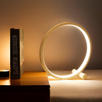 Halo Ring USB Table Lamp 25cm